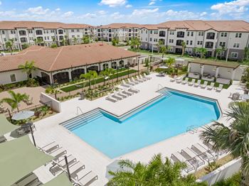 Heated saltwater pool with sundeck